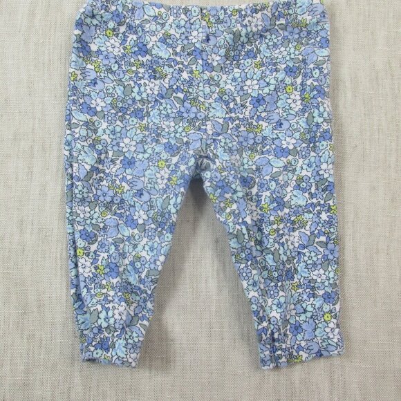 Lot of 4 Carter's Leggings Pants Baby Kids 3 Month Multi Floral Elastic Waist - Picture 3 of 10